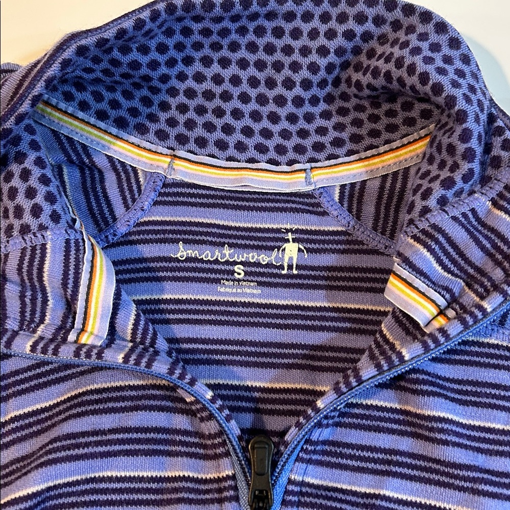 Smartwool Merino Wool Baselayer 1/4 Zip Top - Picture 5 of 13